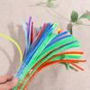 100pcs Educational Toys DIY Strips Twist Bar Chenille Stems Plush Wired Twist Sticks  Handcraft