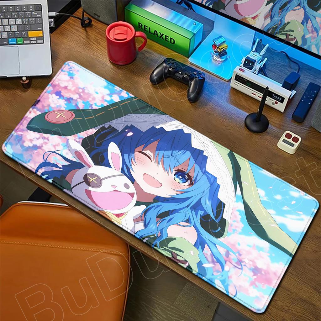 HD Милая Девушка Большой Коврик для Мыши Аниме Date A Live Коврик для Мыши Ноутбук Игровые Аксессуары Клавиатура Рабочий Стол Токисаки Куруми Тока Ятогами
