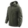 Men's Spring and Autumn Lightweight Outdoor Softshell Jacket Hooded Large Size Jacket Casual Jacket