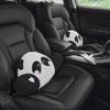 Plush Panda Auto Waist Support Cushion Heart Panda Car Headrest   Interior Accessories