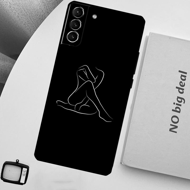 Сексуальный нюдовый женский художественный чехол для телефона для Samsung Galaxy S25 Ultra S20 S21 S22 S23 Plus S9 S10 S25 FE S24 Ultra