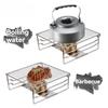 Mini Grill Rack Portable Folding Stove Grill Support Holder Heating Bracket for Outdoor Camping Barbecue Picnic