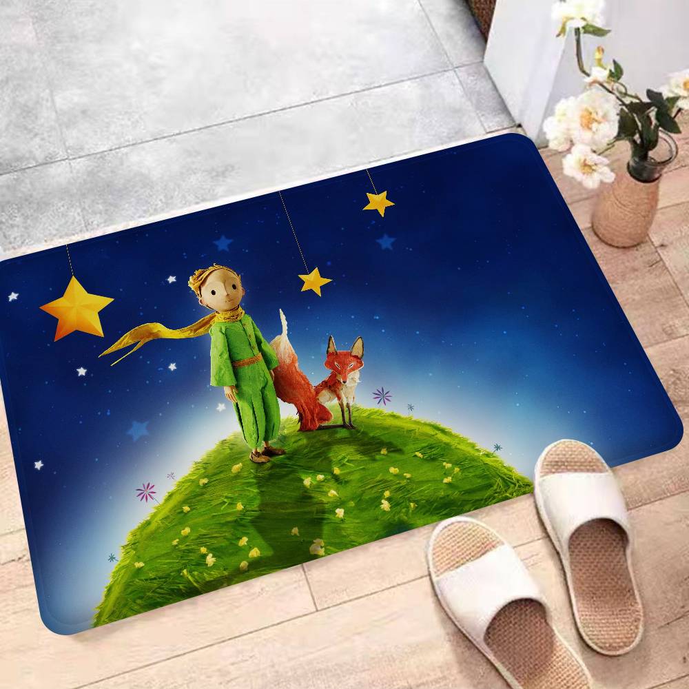 Литературные произведения Маленький П-Принц Коврик для ванной Скандинавский стиль Домашний придверный коврик Коврики для ванной-туалета Коврик для спальни