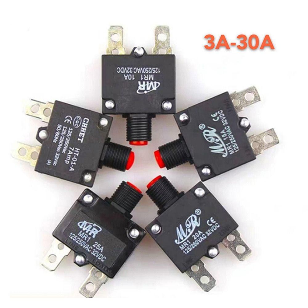 Circuit Breaker Switch Fuse Thermal Protector Air Compressor Motor Overload Overcurrent Switches
