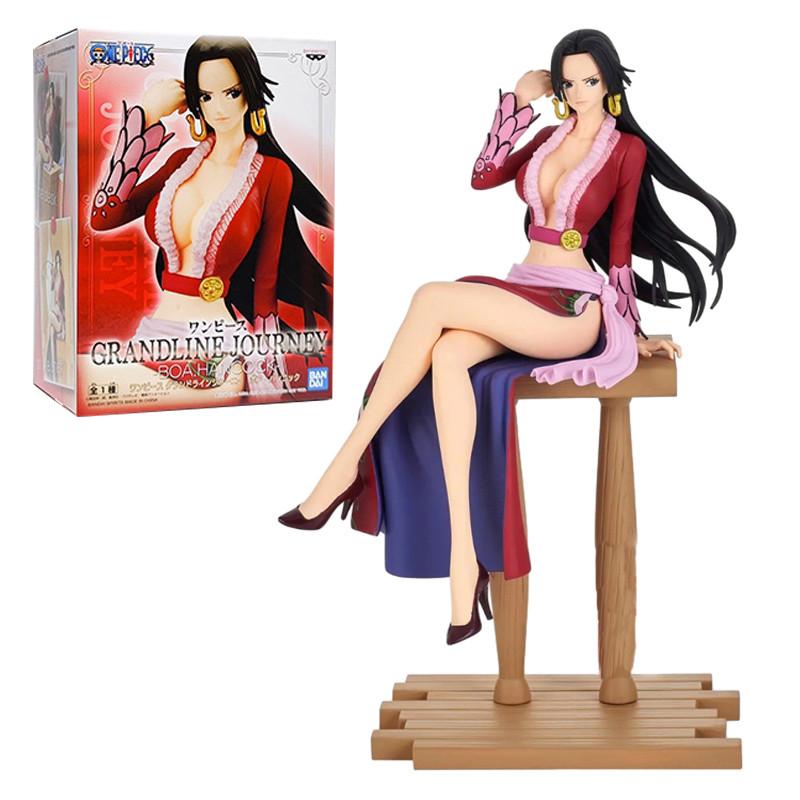 21 см Аниме Фигурки One Piece Сексуальная Боа Хэнкок В Сидячем Положении Фигурка Действия ПВХ Коллекционная Модель для Взрослых Кукла Игрушка Украшения Подарок
