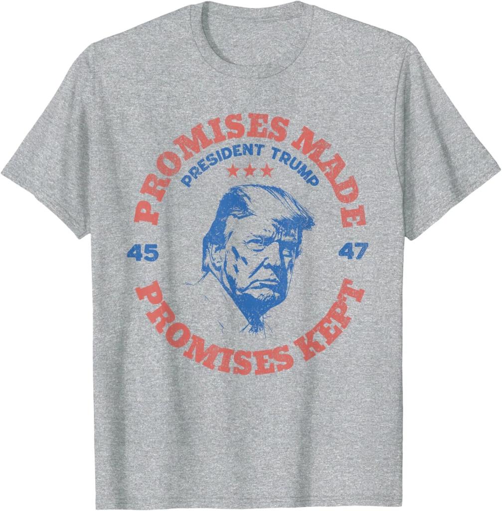 Promises Made Promises Kept President Trump 45 47 Unisex T-Shirt