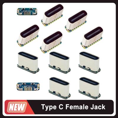 2 шт./лот USB-разъем Type C, гнездо, 5-контактный, SMD SMT, разъем Type-C, порт для зарядки, для пайки на печатную плату, DIY, ремонтный адаптер