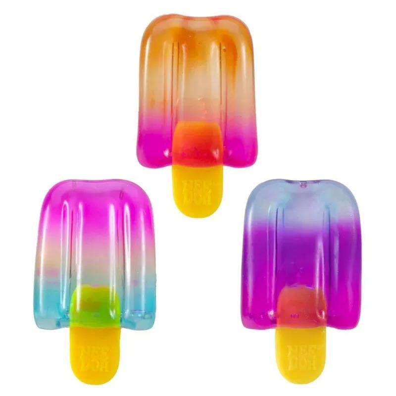 Needoh Schylling Nice Cube Сенсорный Nice-Sicle Снимающий стресс Сжимаемый куб Противотревожный объект для концентрации