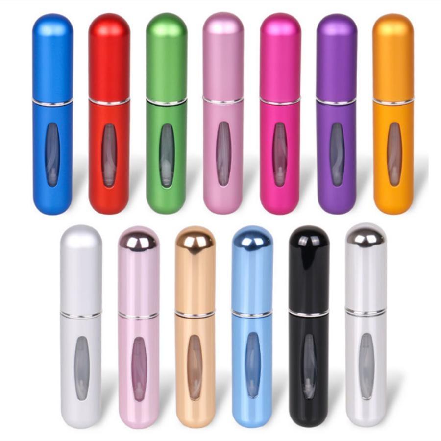 5ml Perfume Filling Bottle Portable Mini Refillable Spray Can Odor Pump Empty Cosmetics Container Travel Tool