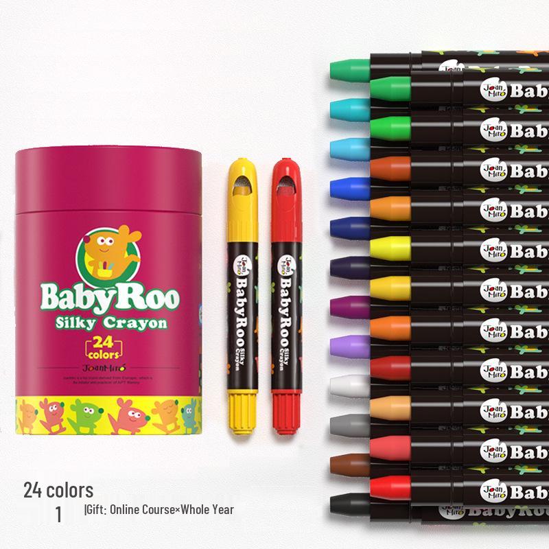 Набор детских смываемых акварельных фломастеров и мелков Meile