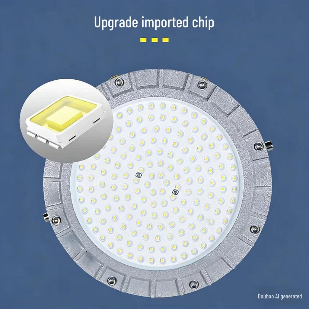 LED Explosion-Proof Light for Industrial & Mining: Round, Isolated Drive