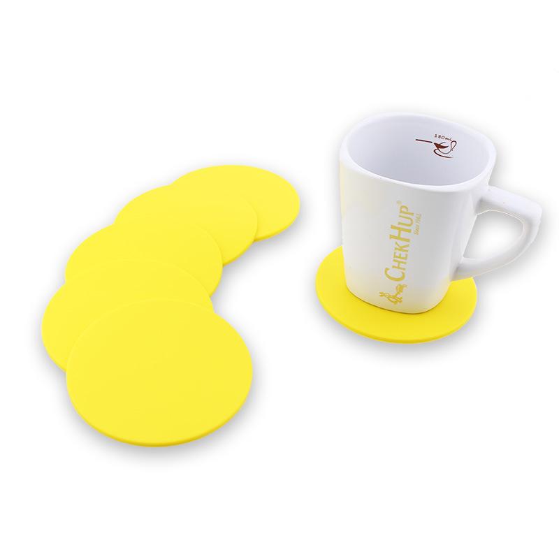 Пищевая силиконовая подставка для еды, круглая утолщенная термоизоляционная подставка, 10 см.