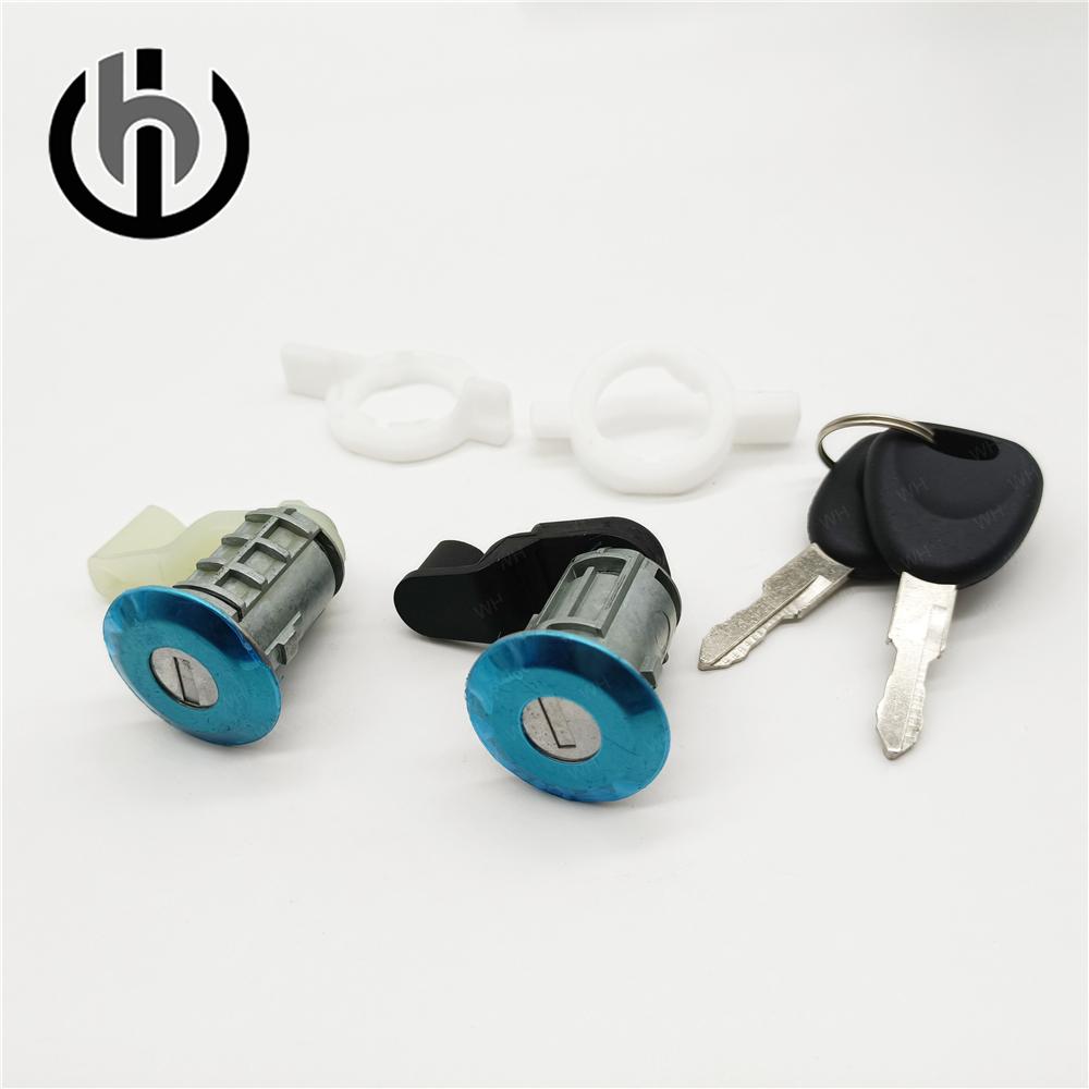 7701472806 2 ШТ. ЗАМОК ДВЕРИ С 2 ОДИНАКОВЫМИ КЛЮЧАМИ Для RENAULT CLIO II 98-05 С пластиковой защелкой