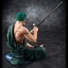 Аниме One Piece Фигурка Ророноа Зоро Новый Мир Нож Сидячая Фигурка Действия Модель из ПВХ Украшение Статуэтки Кукла Игрушка Подарок