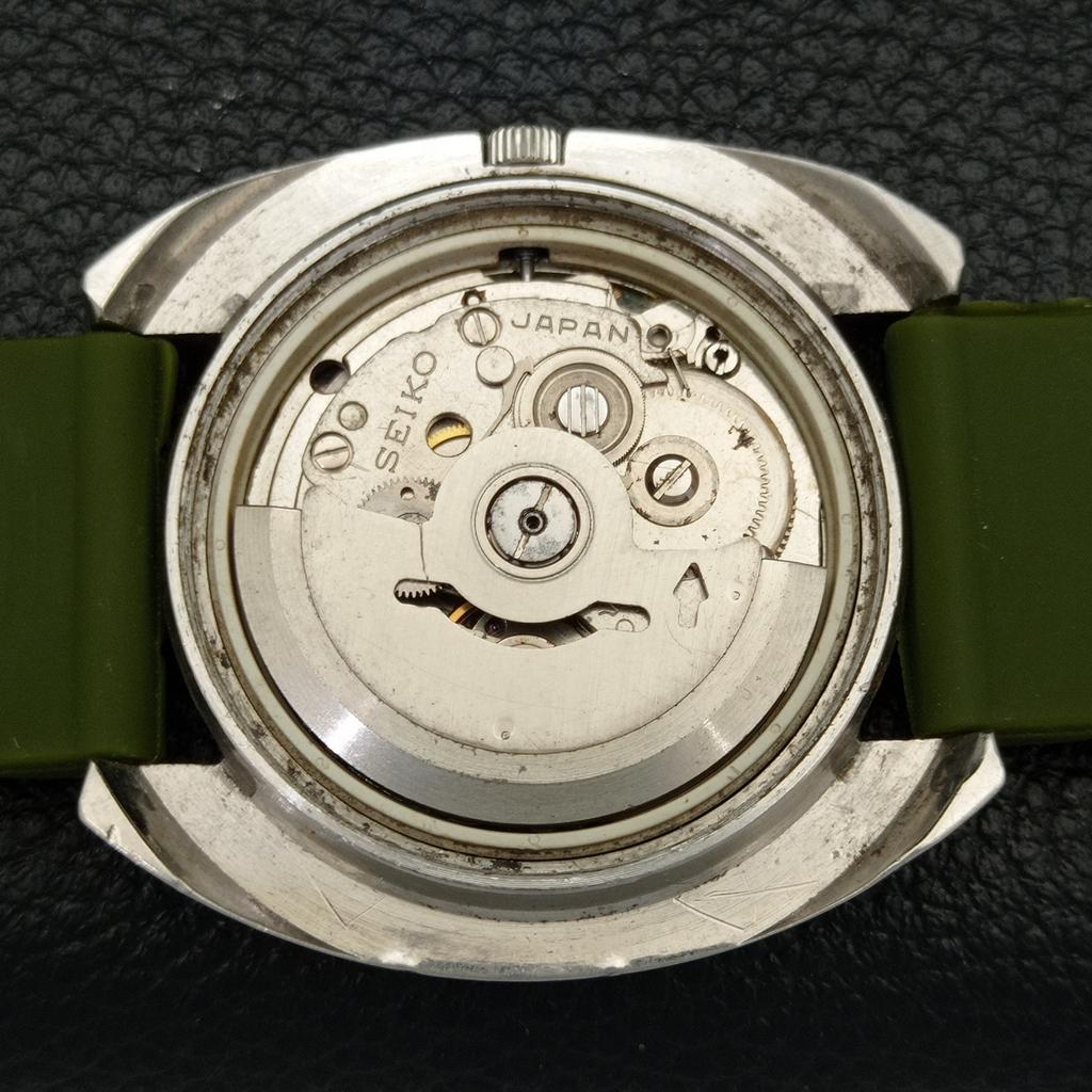 Б/У винтажные мужские часы SEIKO 5 AUTOMATIC 7025A из Японии с зеленым циферблатом a433606-2