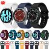 Силиконовый ремешок для Samsung Galaxy Watch 7/6/5/4 44мм 40мм/5 Pro 45мм Браслет Galaxy Watch 4/6 Classic 47мм 43мм 46мм 42мм Ремешок