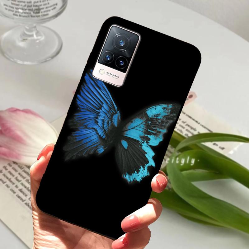 Для vivo V21 5G 4G V21E Чехол Мягкий Силиконовый Телефон TPU Coque Чехол для Vivo V21E v21 V 21e 21 V2050 V2061 Защитный Fundas Оболочка