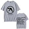 Графическая футболка Aphex Twin УНИСЕКС Женская Повседневная Хлопковая Винтажная Футболка с Коротким Рукавом Мужская Готическая Рок Футболки Уличная Одежда