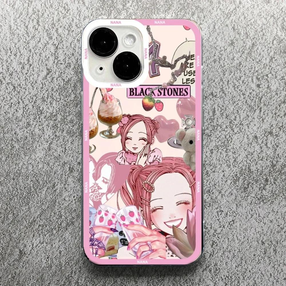 Чехол для телефона Oosaki Nana с рисунком из мультфильма «Аниме» 15 14 13 12 Pro Max Mini X XS XR SE 7 8 Plus, парный чехол для iPhone 11