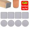 8PCS Anti Slip Table Leg Caps Self-Adhesive Sofa Chair Feet Cover Floor Protector Furniture Leg Pad