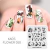 kads 53 Flower Series Nail Stamping Plates DIY Manicure Stamping Plate for Nail Art Template Nail Art Stamp Plates