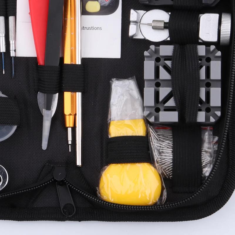 149/151Pcs Watch Repair Tools Kit with Opener Remover Tweezers Professional Set for Watchmakers Home Daily Use
