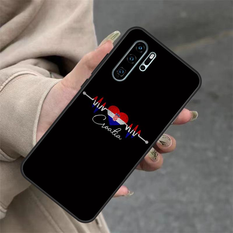 Croatia flag Case For Huawei Nova 9 SE 10 5T 11i 8i 7i 3i Y61 Y91 Y60 Y70 Y90 P20 P40 Lite P30 Pro Cover