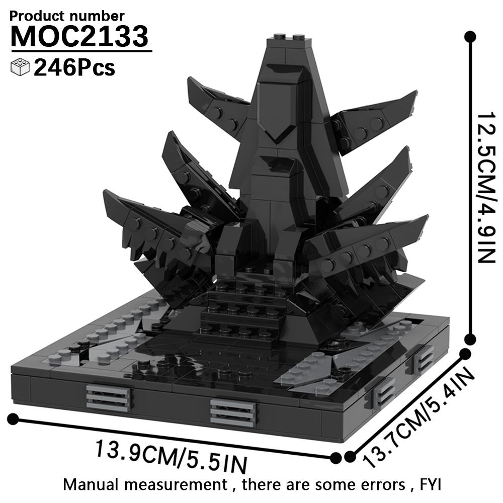 MOOXI Серия «Космические войны» Сценарная модель MOC Кирпич DIY Диорама Взрослые Детские Игрушки Набор строительных блоков Монтессори Подарки Украшение