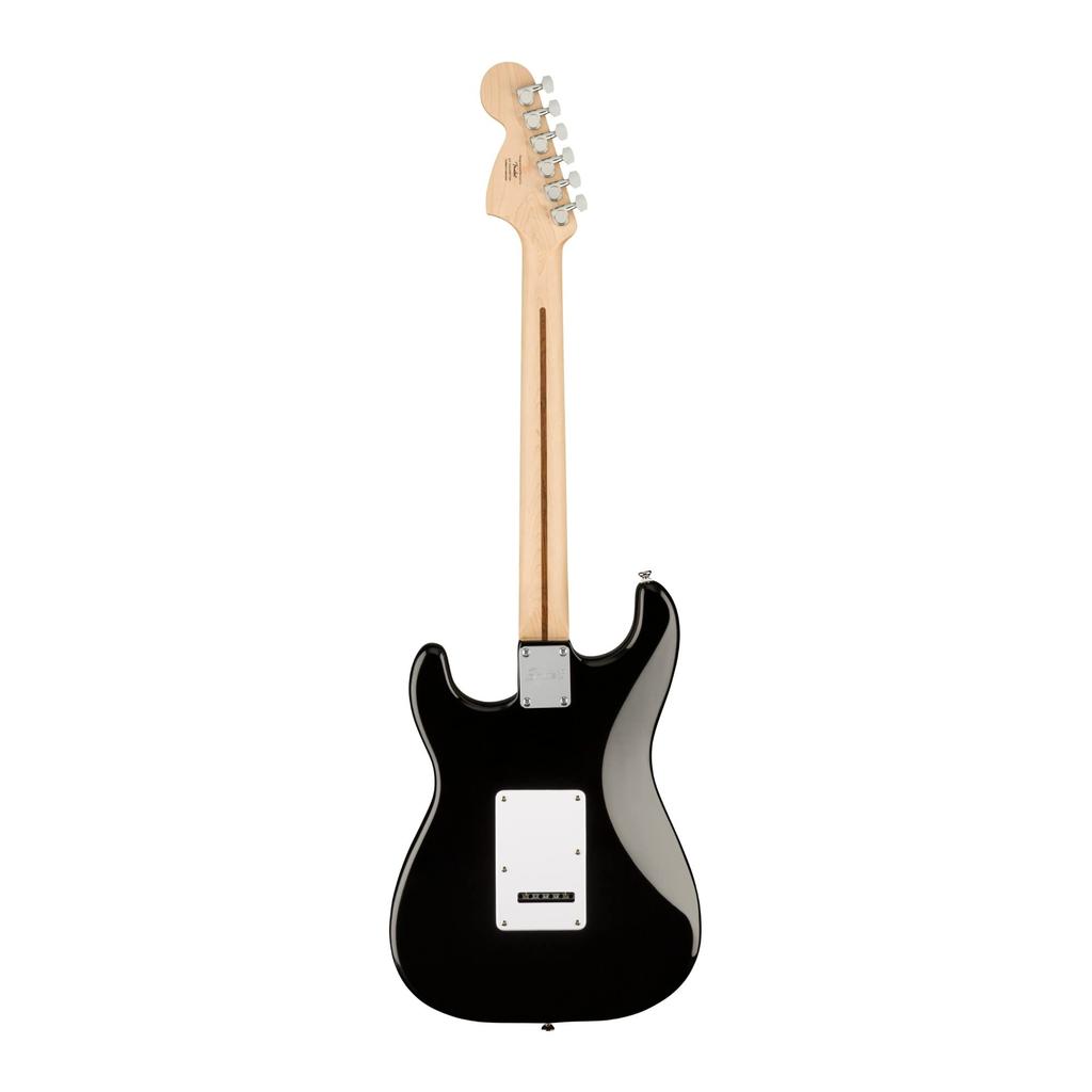 Squier by Fender Электрогитара Affinity Клен Белый Черный Мягкий чехол в комплекте Серия™ Stratocaster®, Накладка на гриф, Пикгард,