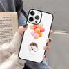 Чехол для телефона с ежиком и воздушным шариком для iPhone 17 Air 16 16e 15 Plus для Apple 13 11 12 14 Pro Max Чехол