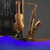 Resin European Musical Instruments Crafts Violin Saxophone Room Desktop Ornaments Home Music Artwork