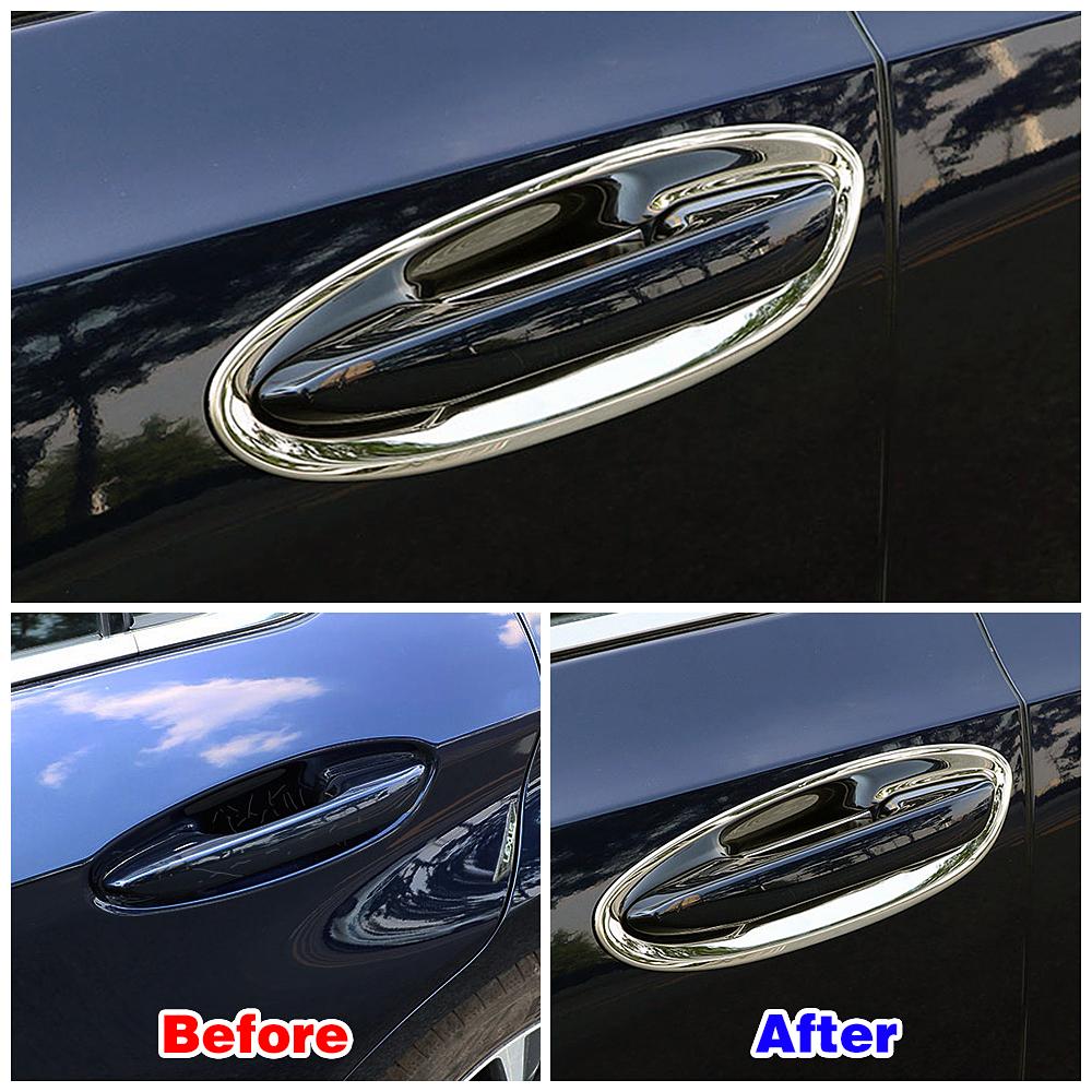 For Lexus ES ES200 ES250 ES300 ES350 2018 2023 Exterior Modify Chrome Door Handle Bowl Cover Trim Car Styling