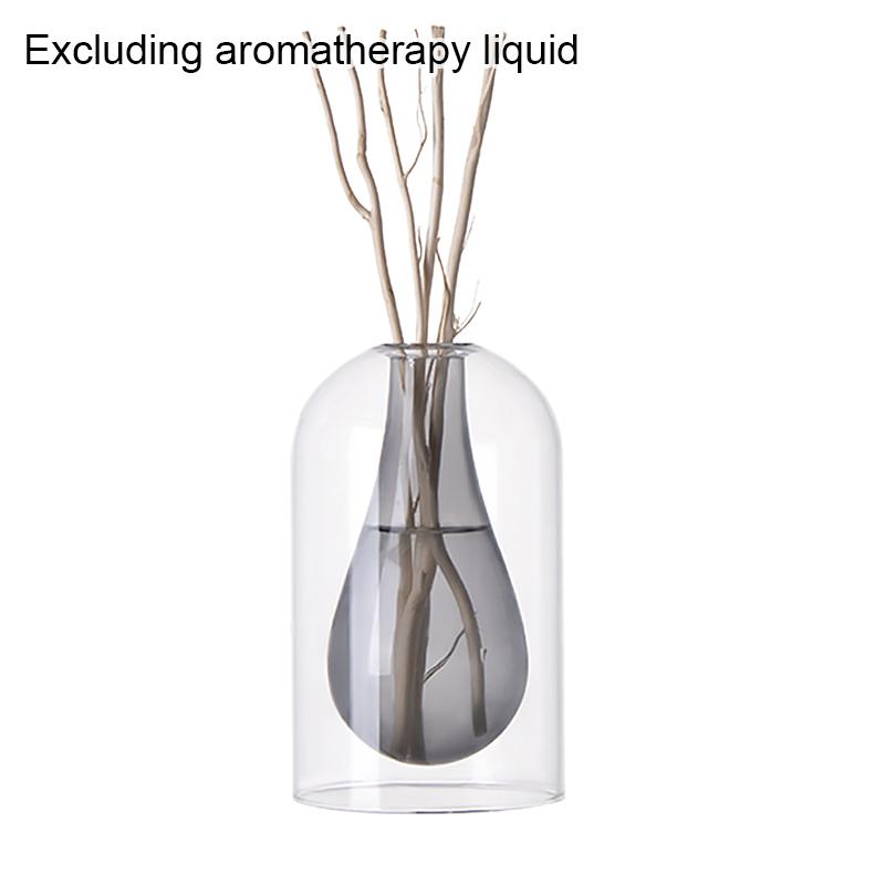 1 шт. Бутылка для ароматерапии с каплями воды, прозрачная стеклянная бутылка для ароматерапии, современный стеклянный контейнер, креативный, 4 цвета