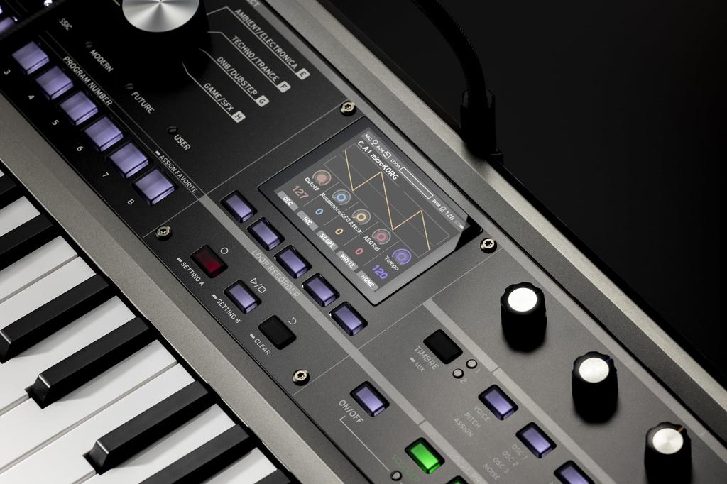 KORG Synthesizer microKORG 2 Analog Keys Modeling/Vocoder/Compact/Color Display/Battery Operated/37 MK-2