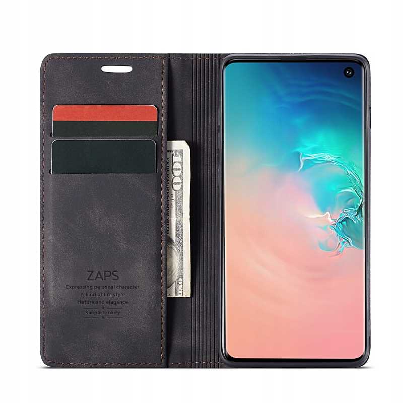 Sc Wallet Galaxy S10E Czarny