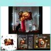 Halloween Party Decoration Window Stickers Glass Clings For Festive Scene Design