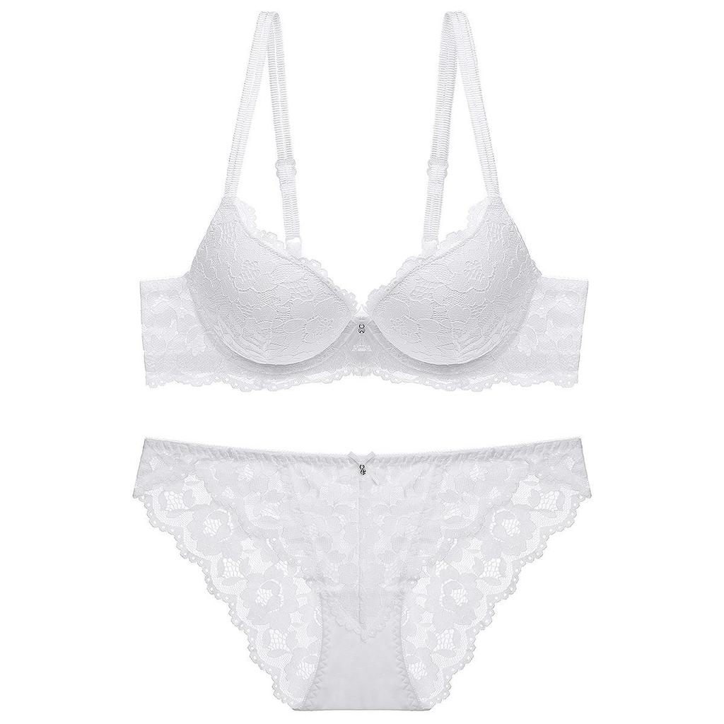 Cross-Border Lace Push-Up Bra & Plus Size Lingerie Set