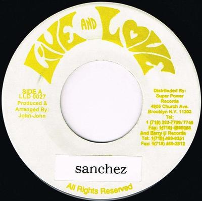 7-дюймовая пластинка SANCHEZ - Wah A Gwaan  LLD0026 Живи и люби US Регги, Ска и Даб Б/У