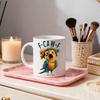 F-Caw-F Rooster Mug Ceramic Coffee Mug 400ml Hidden Message Tea Cup Sarcastic Gift for Tea And Coffee Lovers