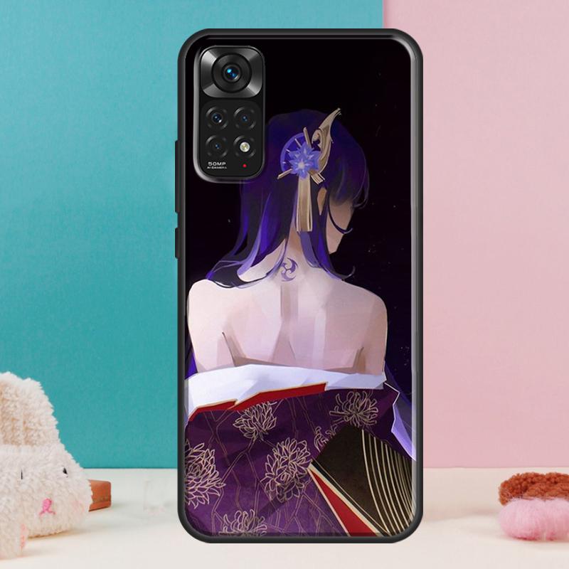 Чехол для игры Baal Genshin Impact для Xiaomi Redmi Note 14 13 Pro 12 11 9 10 9S 10S 11S 12S Redmi 14C 13C 10C 12C