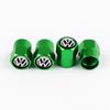 HIJK1 For Volkswagen Tiguan VW GTI TOURAN GOLF 6 POLO motion MK6 Rline 4PC 3D Metal Alloy Wheel Tire Valve Caps Car Styling Valve Cap