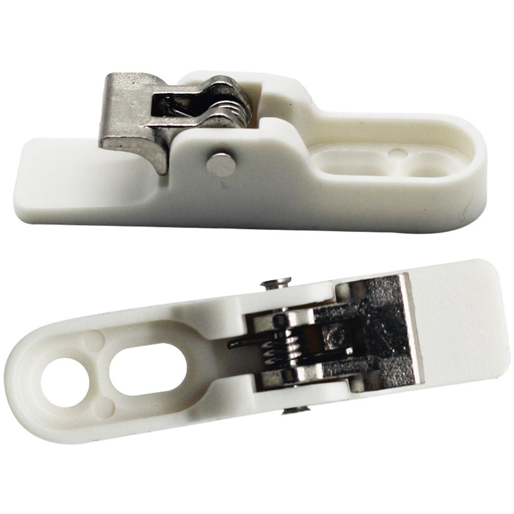 Clip And Holder Set Metal Clip Replacement Holder Silver Range Hood Latch Daily Use Resistant Seamless Integration