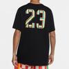 Jordan T Shirts Men's Black Crew Neck Moderate Straight Fit (Unisex) T-Shirts DN1469 010