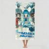 Аниме D-dramatical M-Murder Полотенце Сушилка Банное Полотенце Подходит Для Легкого Плавания Кемпинга Йоги Пляжа На Улице