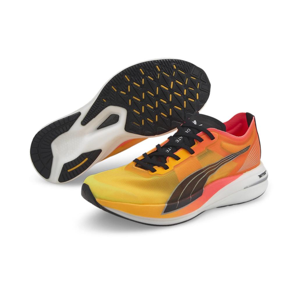 Puma Running Training Club Deviate Nitro Elite Fire Glow 37760301 Shoes, Shoes, Activities, (Yellow/23.0/Lady's)