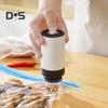 Mini Vacuum Sealer Machine Good Sealing Moisture-Proof 2-in-1 Extraction Inflation Rechargeable Kitchen Gadget for Meat Fish Vegetables Fruits