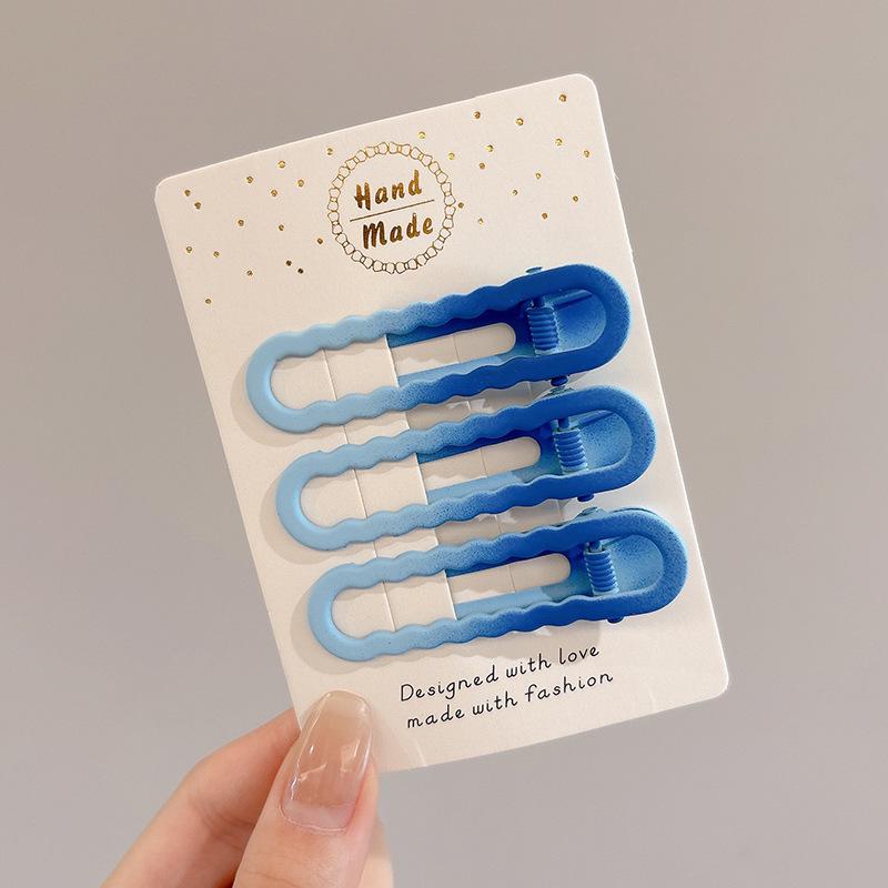 Осенне-зимняя заколка для волос «Кофе»: Женские бесшовные клипсы-уточки, BB и для челки