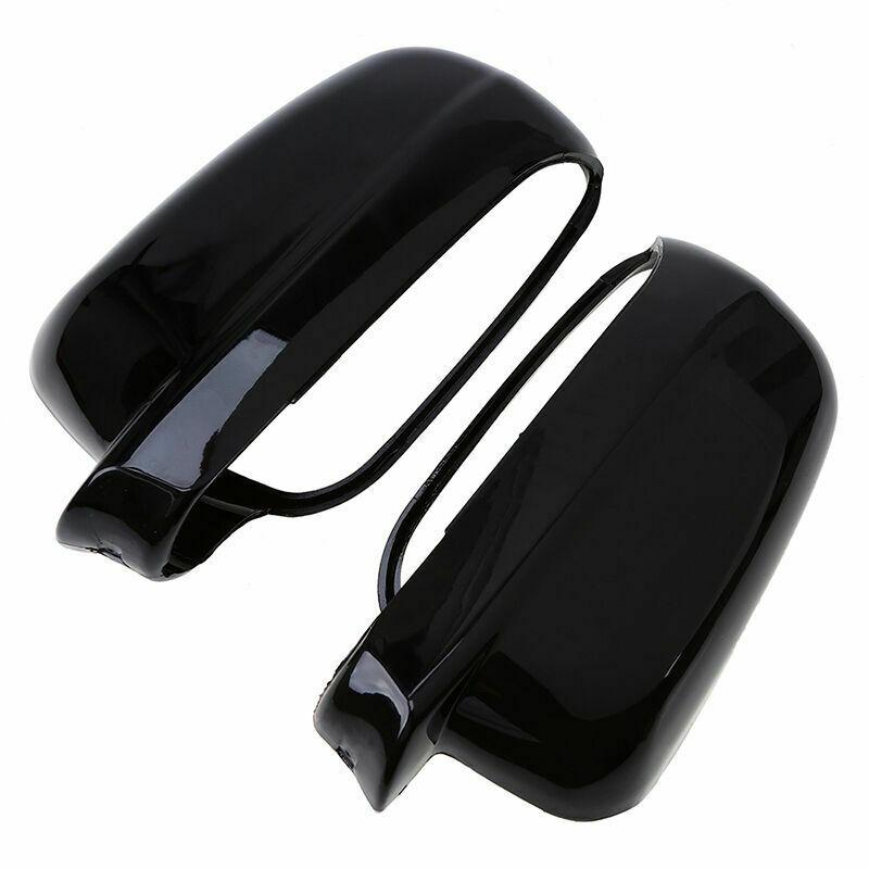 1 шт., накладки на боковые зеркала для VW JETTA MK4 2000-2005 Bora PASSAT B5 1998-2001 GOLF IV GTI 4, черная крышка заднего вида с кроликом