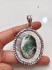 Natural Mosaic Agate Pendant – 925 Sterling Silver, Handmade Pendant, Gift For Her.