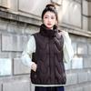 Korean Style Thick Sleeveless Casual Winter Polyester Vest